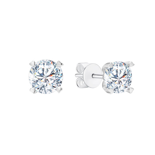 TDG 18K Gold Lab-Grown Diamond Stud Earrings with IGI Certificate