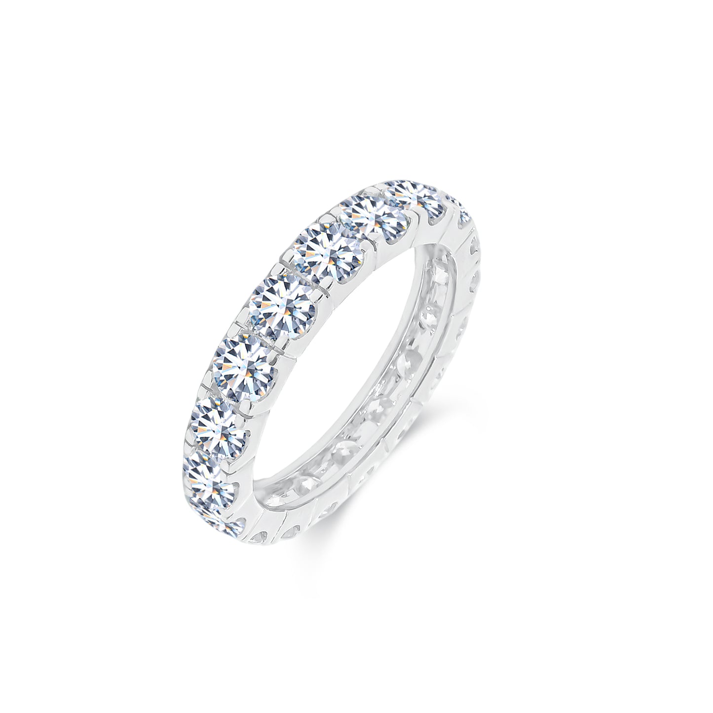 TDG 10K Gold Lab-Grown Diamond Full Eternity Ring