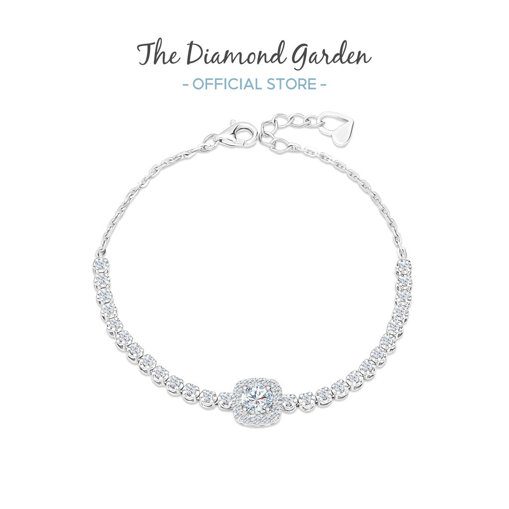 TDG 10K Gold Lab Grown Diamond Aurelia Tennis Bracelet