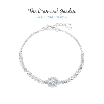 TDG 10K Gold Lab Grown Diamond Aurelia Tennis Bracelet
