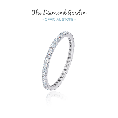 TDG 10K Gold Lab Grown Full Eternity Diamond Ring - 0.5TCW±