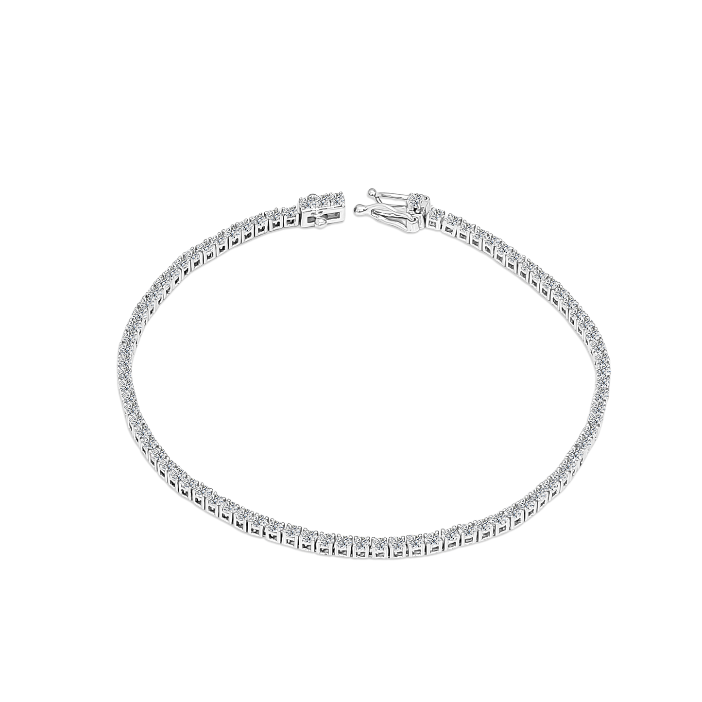 TDG 10K Gold Lab Grown Diamond Tennis Bracelet – 1.7TCW±