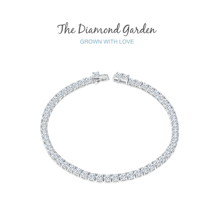 TDG Lab Grown Diamond Tennis Bracelet 10K Gold