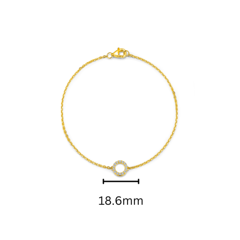 10K Gold Lab Grown Diamond Bracelet