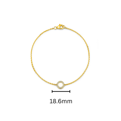 10K Gold Lab Grown Diamond Bracelet