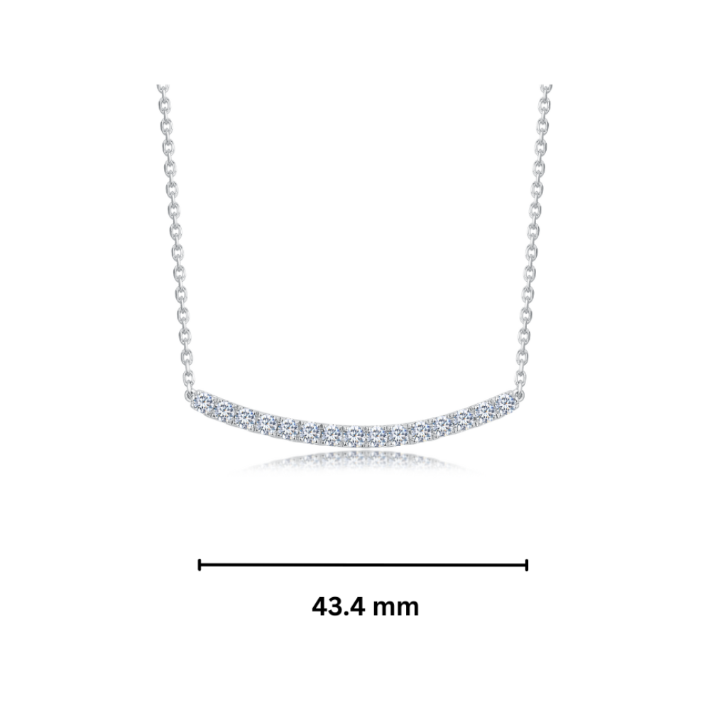 10K Gold Round Cut Lab Grown Diamond Necklace