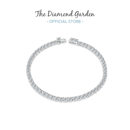 TDG 10K Gold Lab Grown Diamond Tennis Bracelet – 6TCW±
