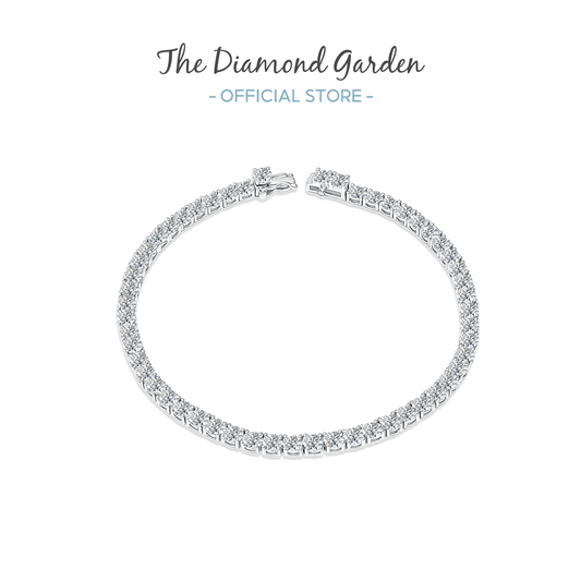TDG 10K Gold Lab Grown Diamond Tennis Bracelet – 6TCW±