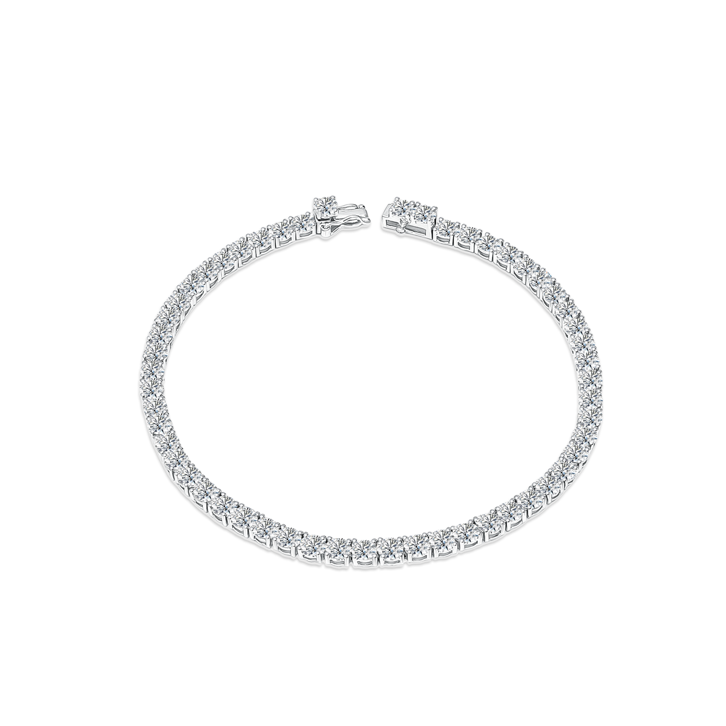 TDG 10K Gold Lab Grown Diamond Tennis Bracelet – 8TCW±
