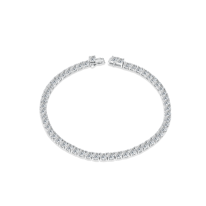 TDG 10K Gold Lab Grown Diamond Tennis Bracelet – 8TCW±
