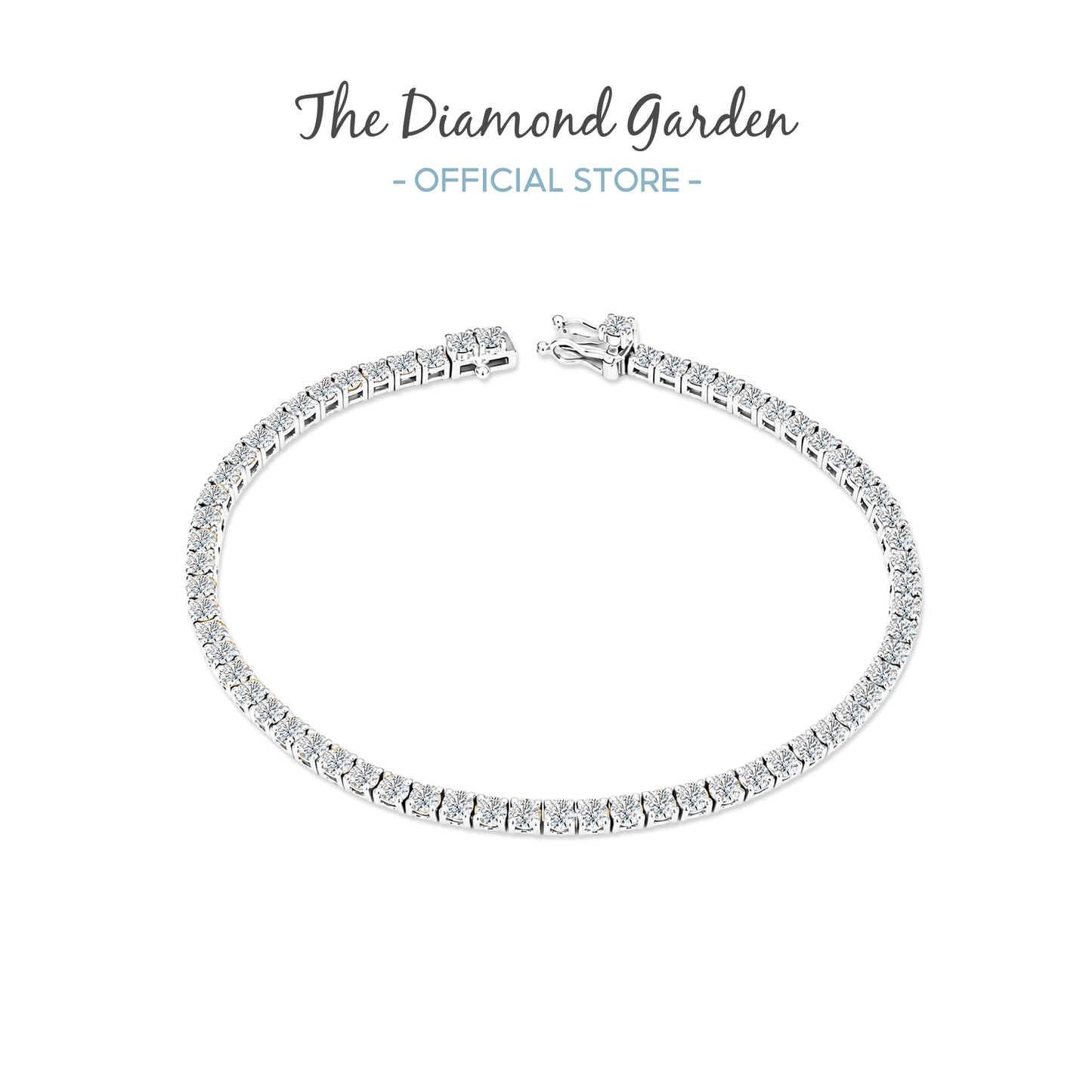 TDG 10K Gold Lab Grown Diamond Tennis Bracelet – 3TCW±