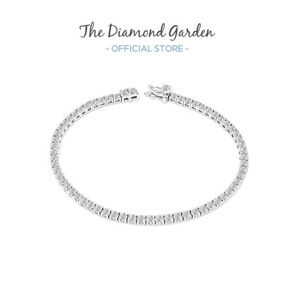 TDG 10K Gold Lab Grown Diamond Tennis Bracelet – 3TCW±