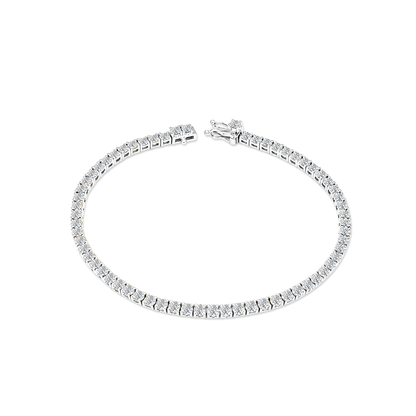 TDG 10K Gold Lab Grown Diamond Tennis Bracelet – 3TCW±