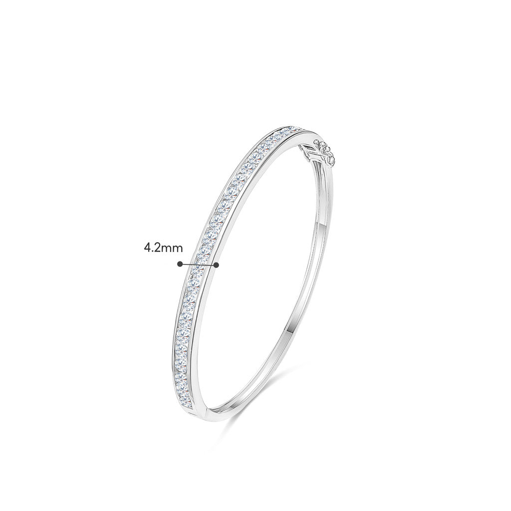 TDG 10K Lab Grown Diamond Bangle