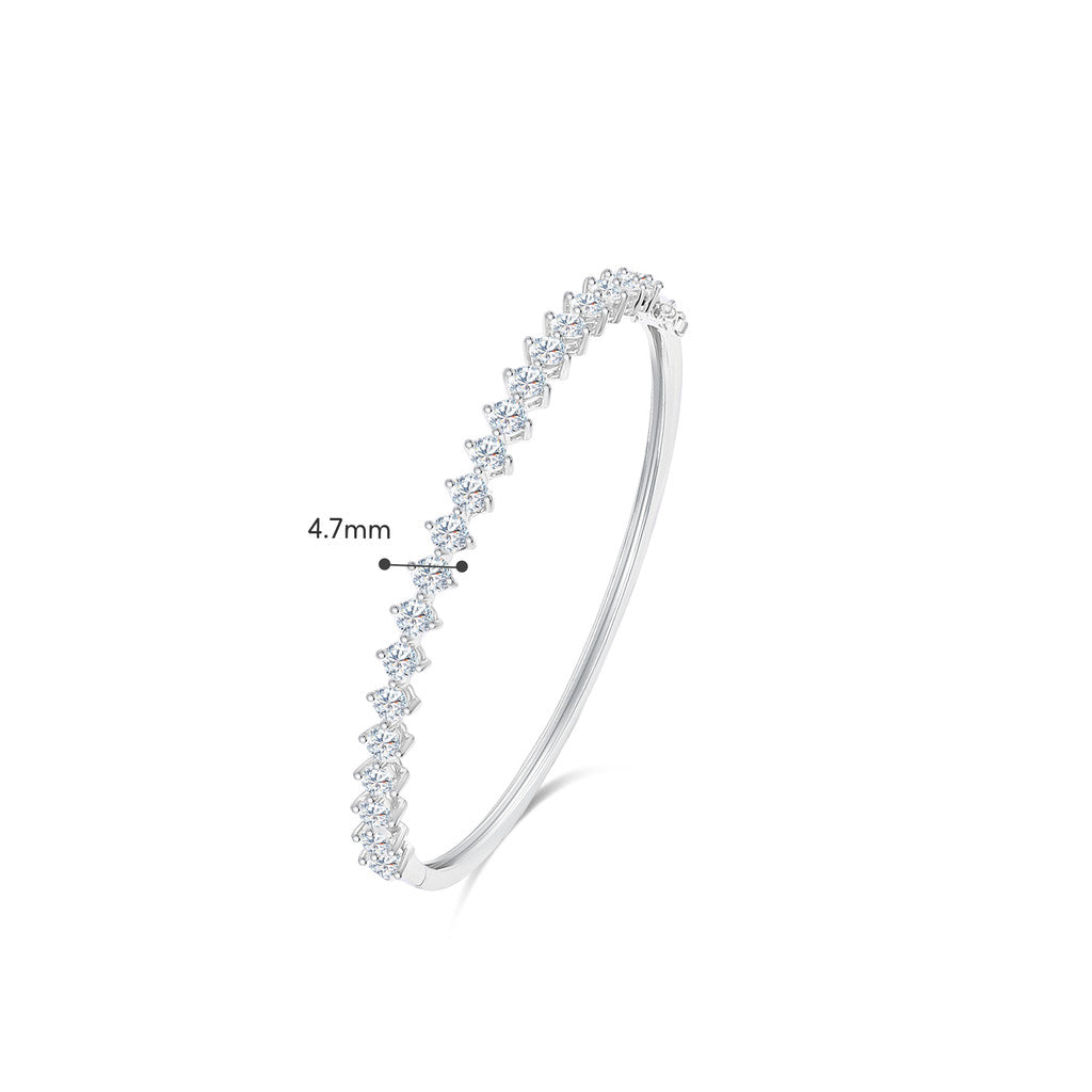 TDG 10K Lab Grown Diamond Bangle