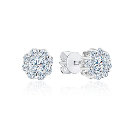 10K Gold Lab Grown Diamond Stud Earrings