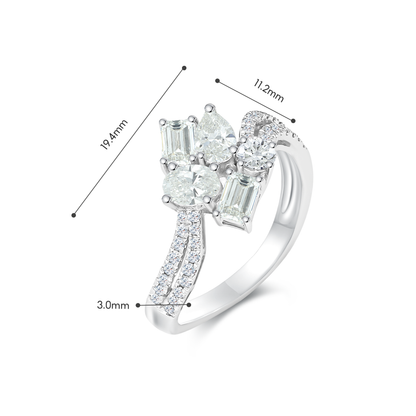 TDG 10K Lab Grown diamond Ring