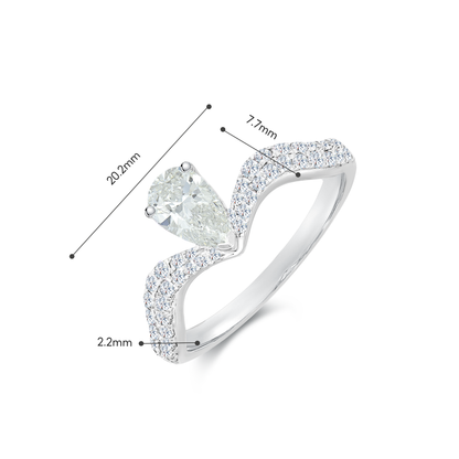 TDG 10K Lab Grown Diamond Ring