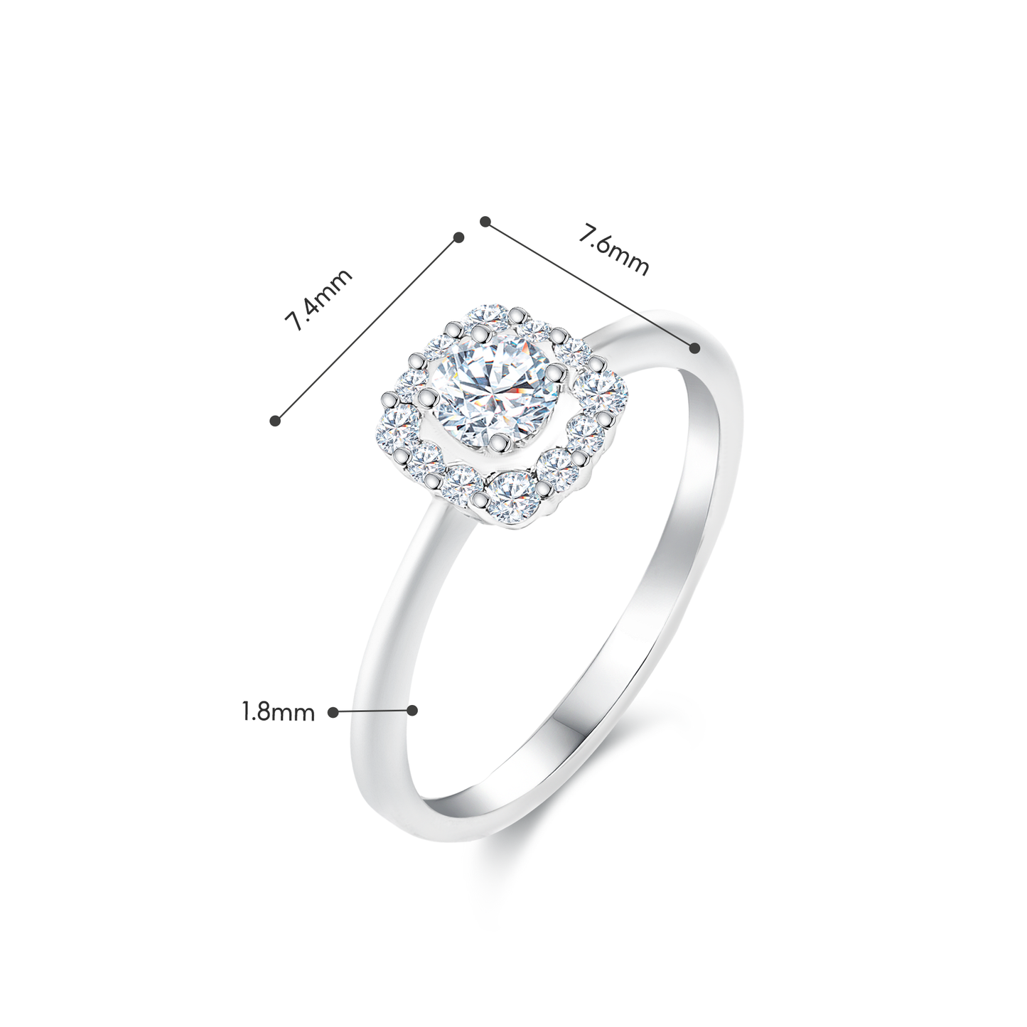 TDG 10K Lab Grown Diamond Ring