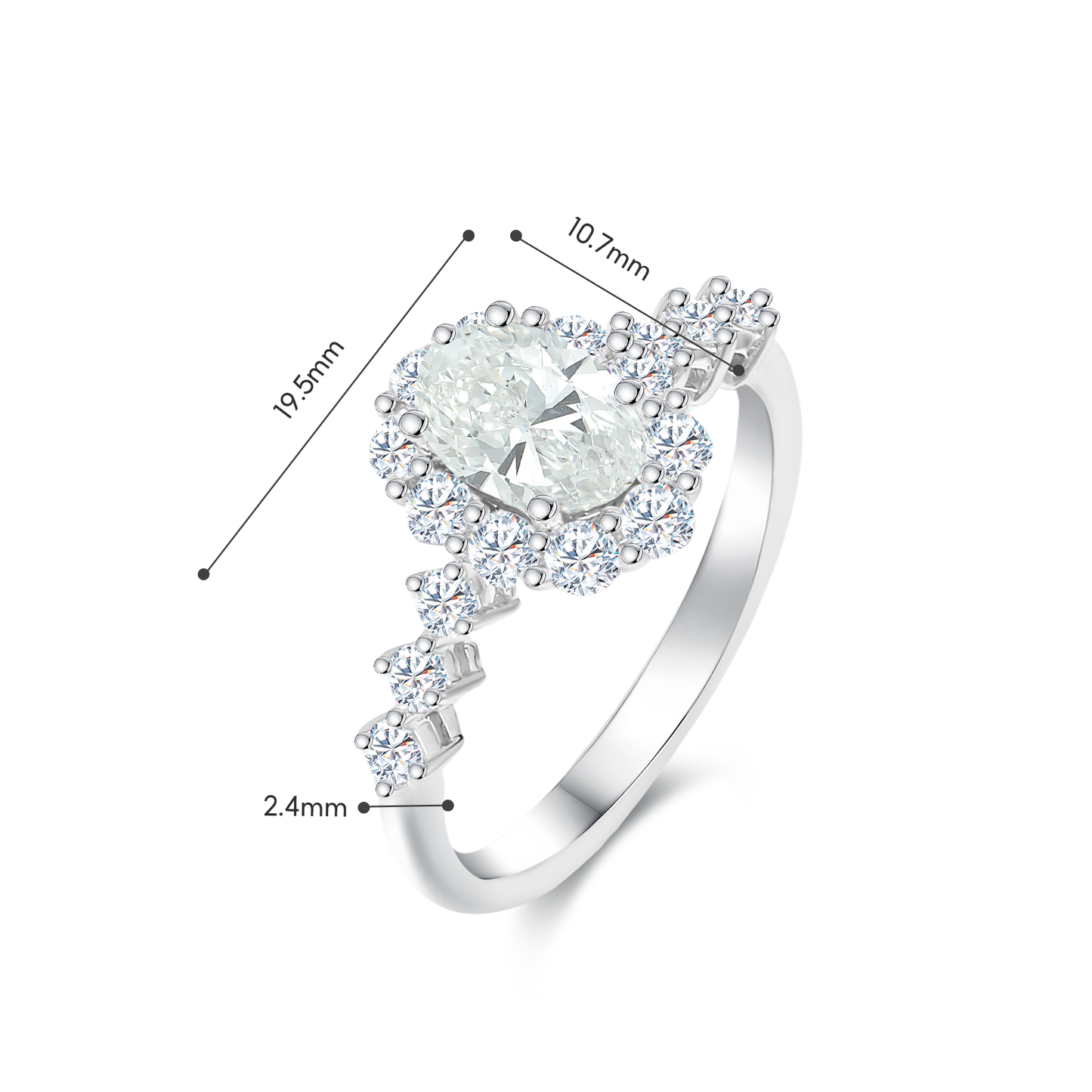 TDG 10K Lab Grown Diamond Ring