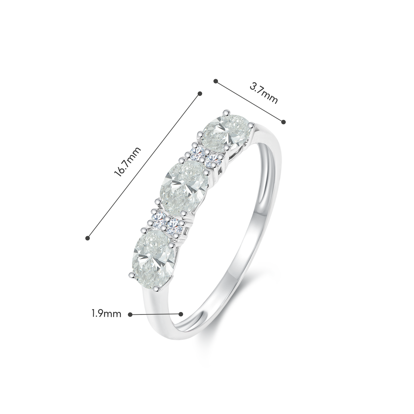 TDG 10K Lab Grown Diamond Ring