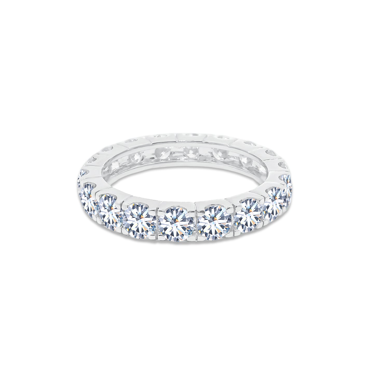 TDG 10K Gold Lab-Grown Diamond Full Eternity Ring