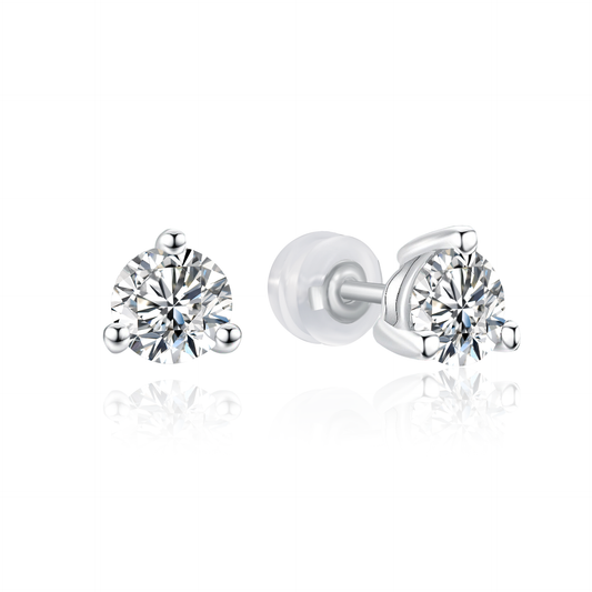 TDG Lab-Grown Diamond Stud Earrings in 10K Gold