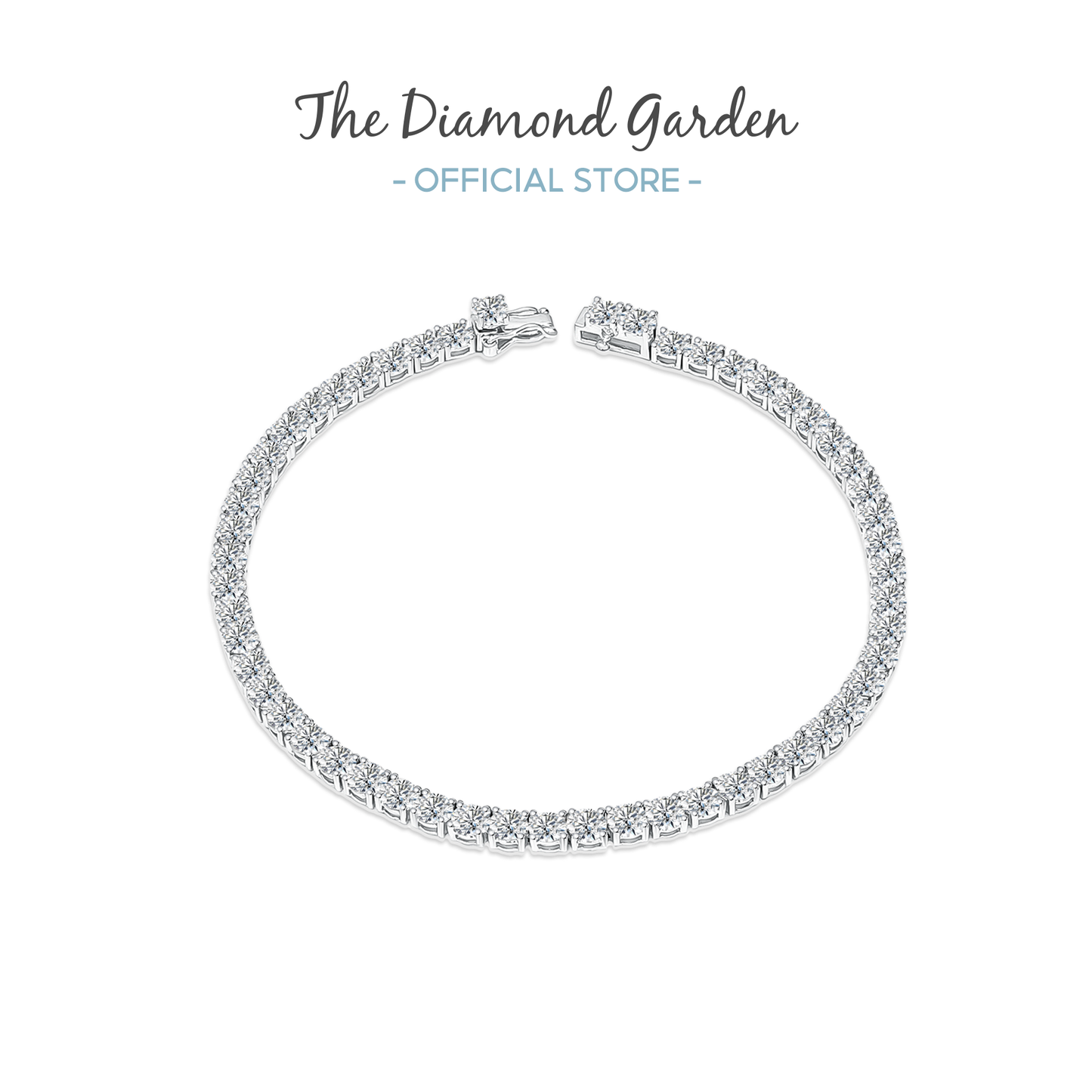 TDG 10K Gold Lab Grown Diamond Tennis Bracelet – 8TCW±