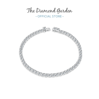 TDG 10K Gold Lab Grown Diamond Tennis Bracelet – 8TCW±