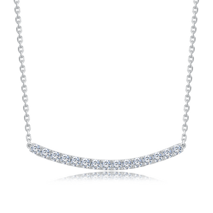 10K Gold Round Cut Lab Grown Diamond Necklace